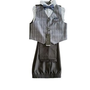 Andrew Fezza Gray and Black Kids Matching Set NWT